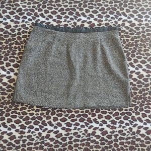 Tweed mini skirt